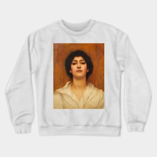 A Beauty by John William Godward Crewneck Sweatshirt